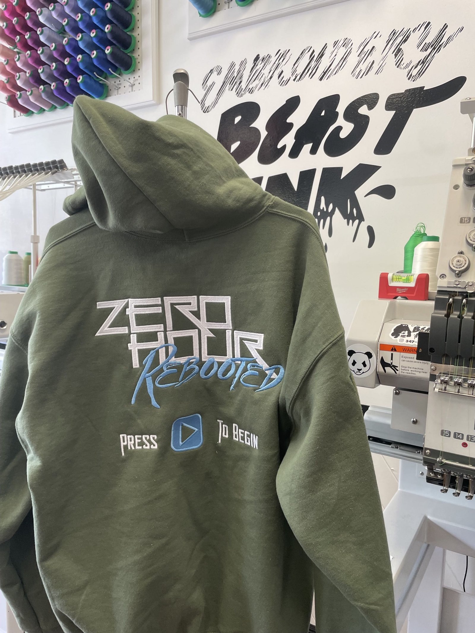 Zero Hour Green Hoodie